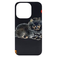 Pomeranian T-shirtsteal Your Heart Pomeranian 52 T-shirt Iphone 14 Pro Black Uv Print Case by EnriqueJohnson