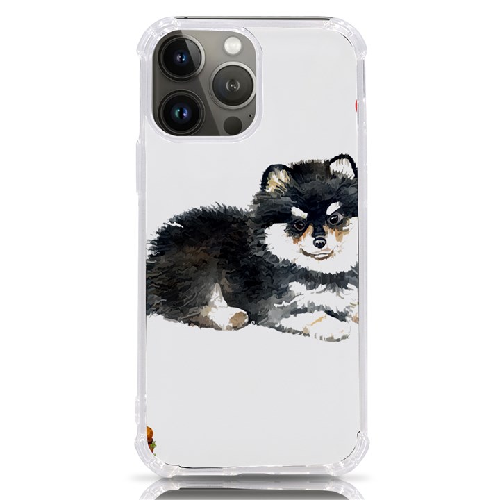 Pomeranian T-shirtsteal Your Heart Pomeranian 52 T-shirt iPhone 13 Pro Max TPU UV Print Case