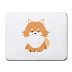 Pomeranian T-shirtwhite Look Calm Pomeranian 13 T-shirt Small Mousepad by EnriqueJohnson