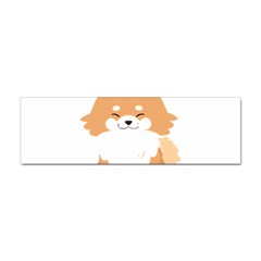 Pomeranian T-shirtwhite Look Calm Pomeranian 13 T-shirt Sticker (bumper) by EnriqueJohnson