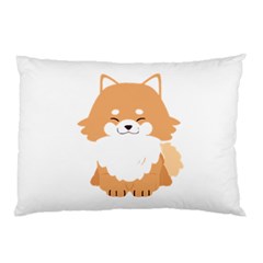 Pomeranian T-shirtwhite Look Calm Pomeranian 13 T-shirt Pillow Case by EnriqueJohnson