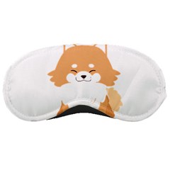 Pomeranian T-shirtwhite Look Calm Pomeranian 13 T-shirt Sleep Mask by EnriqueJohnson