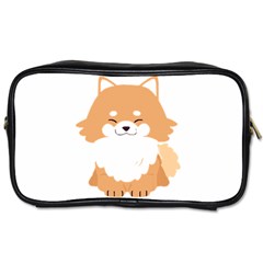 Pomeranian T-shirtwhite Look Calm Pomeranian 13 T-shirt Toiletries Bag (two Sides) by EnriqueJohnson