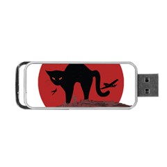 Funny Catzilla Petzilla Lovers T- Shirt Catzilla Funny Cat Shirt Humorous Cat T- Shirt Portable Usb Flash (two Sides) by ZUXUMI