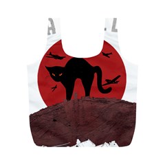 Funny Catzilla Petzilla Lovers T- Shirt Catzilla Funny Cat Shirt Humorous Cat T- Shirt Full Print Recycle Bag (m) by ZUXUMI