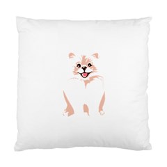 Pomeranian T-shirtwhite Look Calm Pomeranian 34 T-shirt Standard Cushion Case (one Side) by EnriqueJohnson