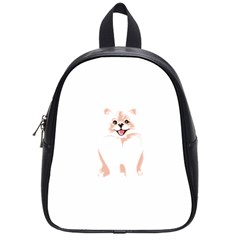 Pomeranian T-shirtwhite Look Calm Pomeranian 34 T-shirt School Bag (small) by EnriqueJohnson