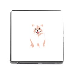 Pomeranian T-shirtwhite Look Calm Pomeranian 34 T-shirt Memory Card Reader (square 5 Slot) by EnriqueJohnson