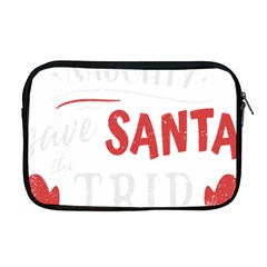 Funny Christmas Quote T- Shirt Be Naughty Save Santa The Trip Funny Christmas Quote T- Shirt Apple Macbook Pro 17  Zipper Case by ZUXUMI