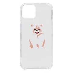 Pomeranian T-shirtwhite Look Calm Pomeranian 34 T-shirt Iphone 14 Tpu Uv Print Case