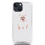 Pomeranian T-shirtwhite Look Calm Pomeranian 34 T-shirt iPhone 13 mini TPU UV Print Case Front