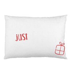 Funny Christmas Quote T- Shirt Sorry Santa Naughty Just Feels Too Nice Funny Christmas Quote T- Shir Pillow Case (two Sides) by ZUXUMI