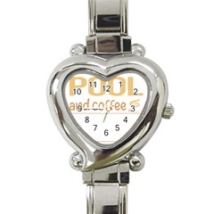 Pool T-shirtif It Involves Coffee Pool T-shirt Heart Italian Charm Watch by EnriqueJohnson