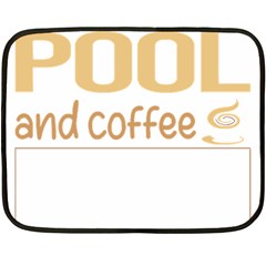 Pool T-shirtif It Involves Coffee Pool T-shirt Fleece Blanket (mini) by EnriqueJohnson