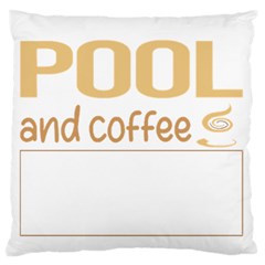 Pool T-shirtif It Involves Coffee Pool T-shirt Standard Premium Plush Fleece Cushion Case (two Sides) by EnriqueJohnson