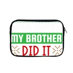 Funny Christmas Sweater T- Shirt Dear Santa My Brother Did It T- Shirt Apple MacBook Pro 15  Zipper Case Front