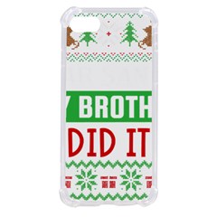 Funny Christmas Sweater T- Shirt Dear Santa My Brother Did It T- Shirt Iphone Se by ZUXUMI