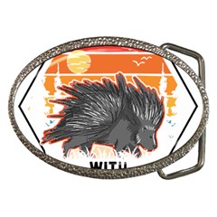 Porcupine T-shirtlife Is Better With Porcupines Porcupine T-shirt Belt Buckles by EnriqueJohnson