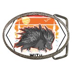 Porcupine T-shirtlife Is Better With Porcupines Porcupine T-shirt Belt Buckles Front