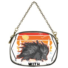 Porcupine T-shirtlife Is Better With Porcupines Porcupine T-shirt Chain Purse (one Side) by EnriqueJohnson