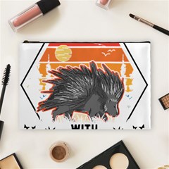 Porcupine T-shirtlife Is Better With Porcupines Porcupine T-shirt Cosmetic Bag (large) by EnriqueJohnson