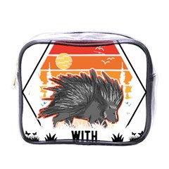 Porcupine T-shirtlife Is Better With Porcupines Porcupine T-shirt Mini Toiletries Bag (one Side) by EnriqueJohnson