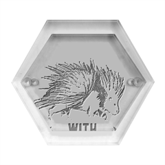 Porcupine T-shirtlife Is Better With Porcupines Porcupine T-shirt Hexagon Wood Jewelry Box by EnriqueJohnson