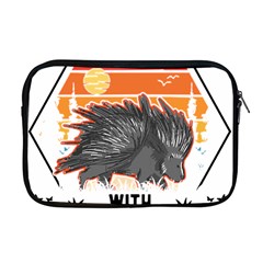 Porcupine T-shirtlife Is Better With Porcupines Porcupine T-shirt Apple Macbook Pro 17  Zipper Case by EnriqueJohnson