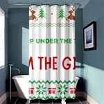 Funny Christmas Sweater T- Shirt Might As Well Sleep Under The Christmas Tree T- Shirt Shower Curtain 36  x 72  (Stall)  Curtain(36 X72 )