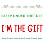 Funny Christmas Sweater T- Shirt Might As Well Sleep Under The Christmas Tree T- Shirt Two Sides Premium Plush Fleece Blanket (Medium) 60 x50  Blanket Front