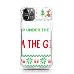 Funny Christmas Sweater T- Shirt Might As Well Sleep Under The Christmas Tree T- Shirt Iphone 11 Pro 5 8 Inch Tpu Uv Print Case by ZUXUMI