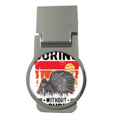 Porcupine T-shirtlife Would Be So Boring Without Porcupines T-shirt Money Clips (round)  by EnriqueJohnson