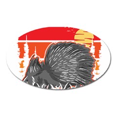 Porcupine T-shirtlife Would Be So Boring Without Porcupines T-shirt Oval Magnet by EnriqueJohnson