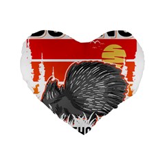 Porcupine T-shirtlife Would Be So Boring Without Porcupines T-shirt Standard 16  Premium Heart Shape Cushions by EnriqueJohnson