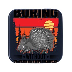 Porcupine T-shirtlife Would Be So Boring Without Porcupines T-shirt Square Metal Box (black) by EnriqueJohnson