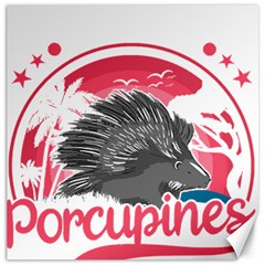 Porcupine T-shirtporcupine Girl T-shirt Canvas 16  X 16  by EnriqueJohnson