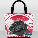 Porcupine T-shirtporcupine Girl T-shirt Bucket Bag Front