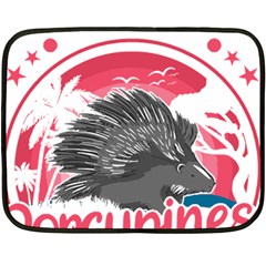 Porcupine T-shirtporcupine Girl T-shirt Two Sides Fleece Blanket (mini) by EnriqueJohnson