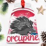 Porcupine T-shirtporcupine Girl T-shirt Bell Ornament (Two Sides) Front