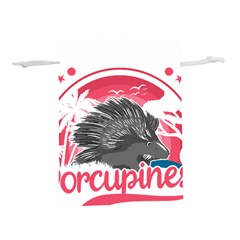 Porcupine T-shirtporcupine Girl T-shirt Lightweight Drawstring Pouch (m) by EnriqueJohnson