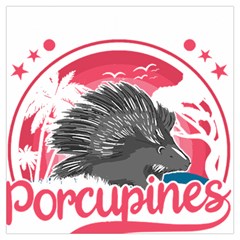 Porcupine T-shirtporcupine Girl T-shirt Lightweight Scarf  by EnriqueJohnson