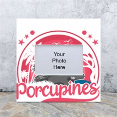 Porcupine T-shirtporcupine Girl T-shirt White Box Photo Frame 4  X 6  by EnriqueJohnson