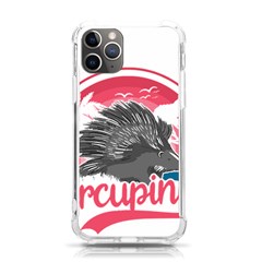 Porcupine T-shirtporcupine Girl T-shirt Iphone 11 Pro 5 8 Inch Tpu Uv Print Case by EnriqueJohnson