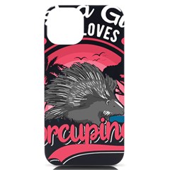 Porcupine T-shirtporcupine Girl T-shirt Iphone 14 Black Uv Print Case by EnriqueJohnson