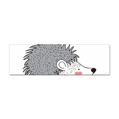 Porcupine T-shirtwhite Look Calm Porcupine 03 T-shirt Sticker Bumper (100 Pack) by EnriqueJohnson