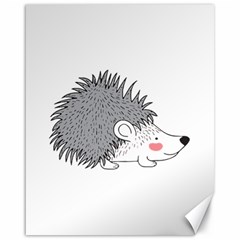 Porcupine T-shirtwhite Look Calm Porcupine 03 T-shirt Canvas 16  X 20  by EnriqueJohnson