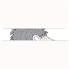 Porcupine T-shirtwhite Look Calm Porcupine 03 T-shirt Small Bar Mat by EnriqueJohnson