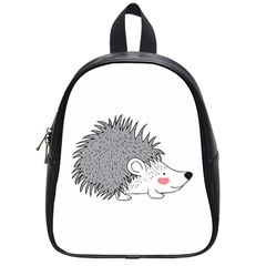 Porcupine T-shirtwhite Look Calm Porcupine 03 T-shirt School Bag (small) by EnriqueJohnson