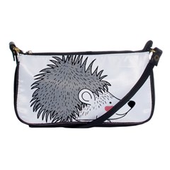 Porcupine T-shirtwhite Look Calm Porcupine 03 T-shirt Shoulder Clutch Bag by EnriqueJohnson