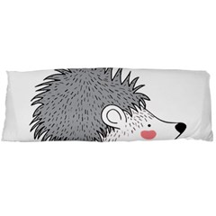 Porcupine T-shirtwhite Look Calm Porcupine 03 T-shirt Body Pillow Case (dakimakura) by EnriqueJohnson